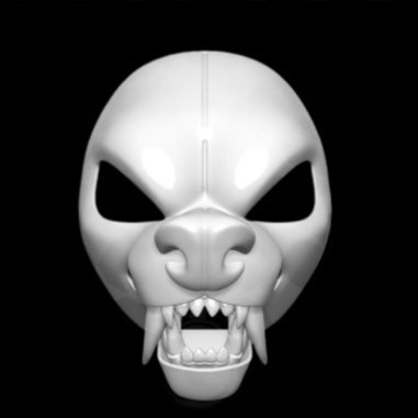 Cosplay Material For Prop - American stlye Base Mask 3D Printing