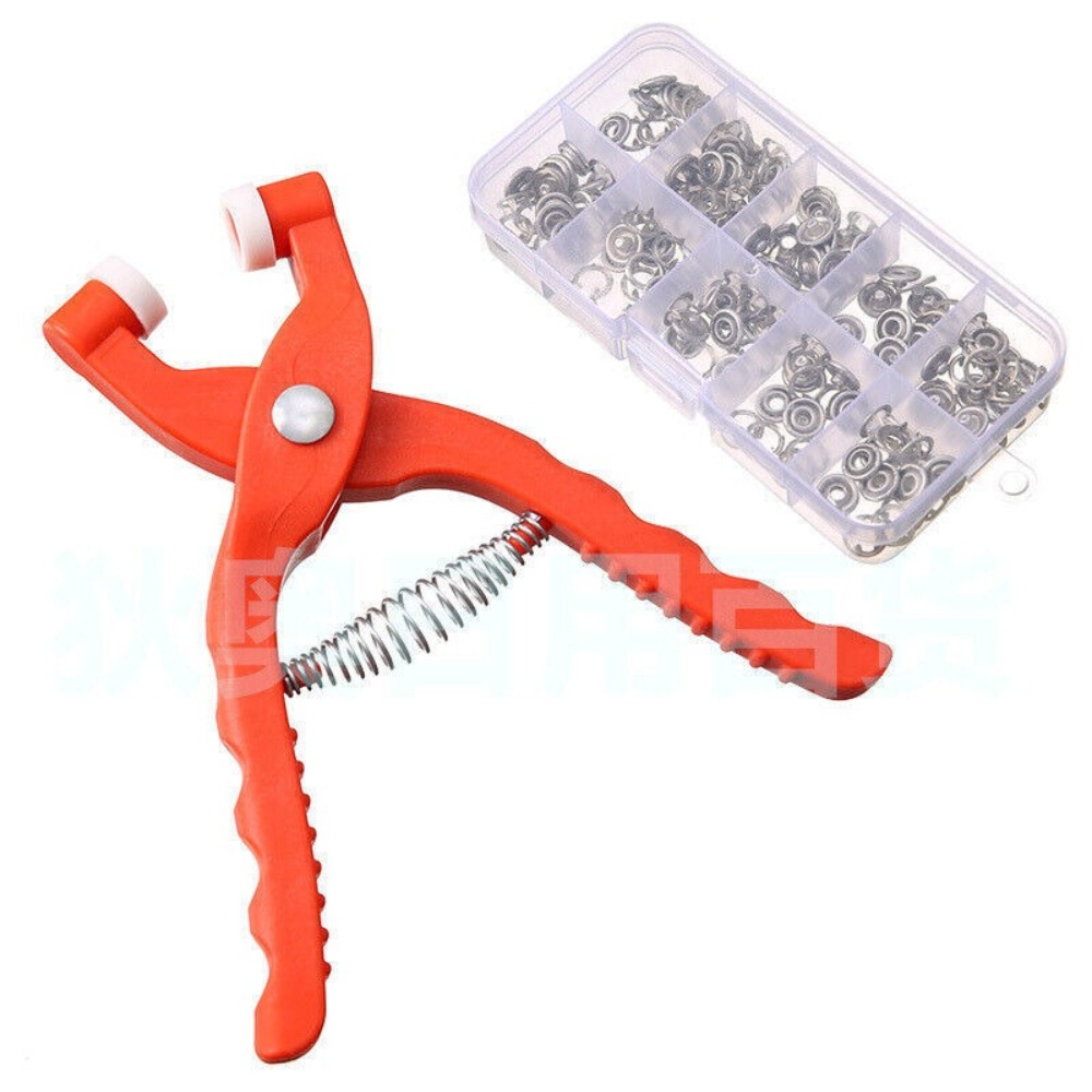 Snap Fastener Set - Crimping Pliers Eye Snapper Crochet Tool