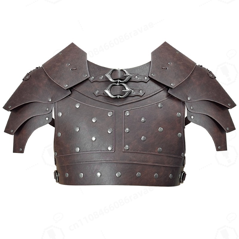 Cosplay Props - Medieval Studded Shoulder Chest Armor Viking