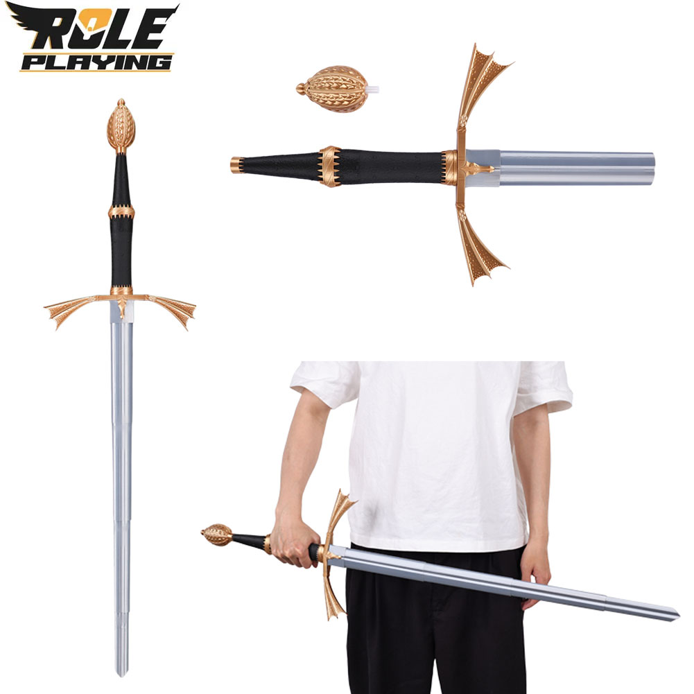 Cosplay Prop Knife - Daemon Cosplay Retractable Silver Plastic Knife