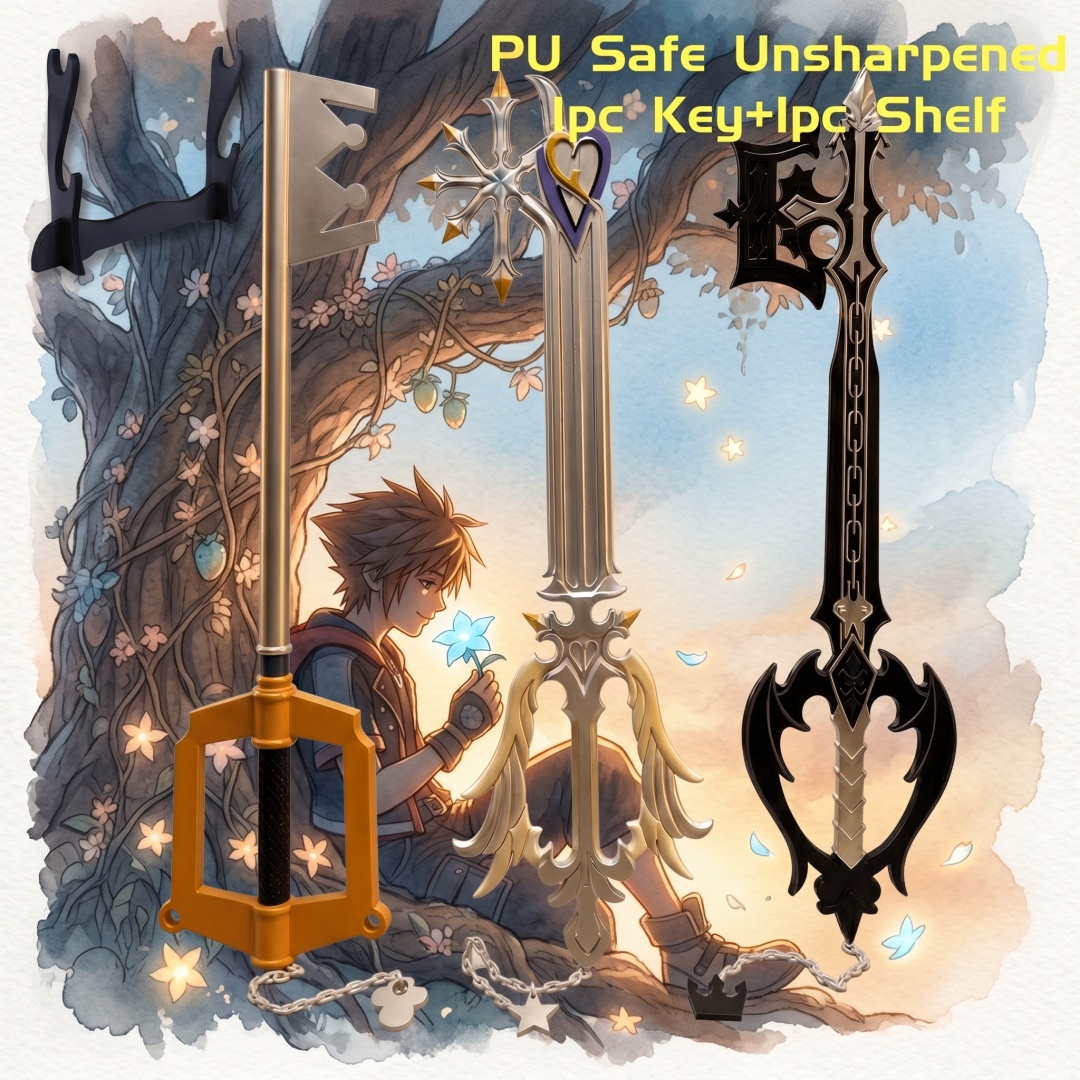 Keyblade Cosplay Prop - 34inch Kingdom Hearts Sora Key Blade
