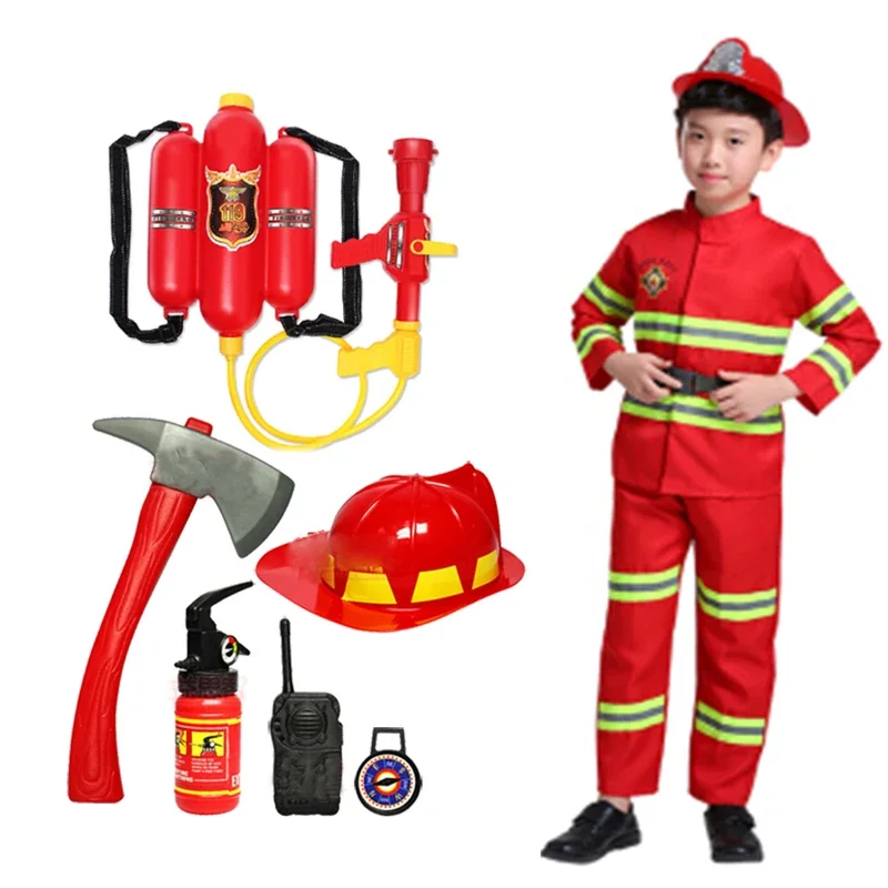 Cosplay Prop Works - New Firefighter Uniform Sam Fireman Cosplay