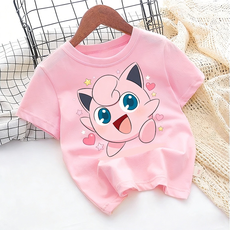 Pokeball Cosplay Prop - 2026 Summer Pokemon Jigglypuff Print T-Shirt,