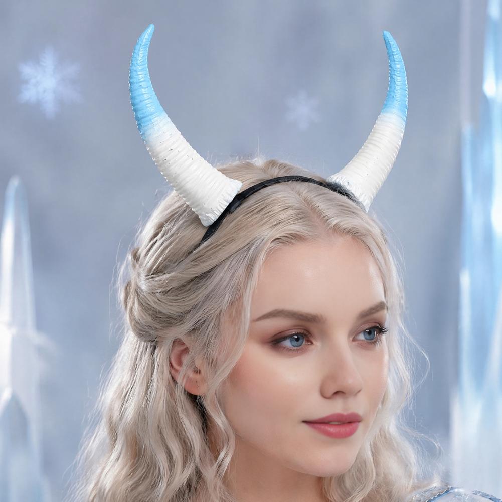Detachable Cosplay Prop - Detachable Devil Horn Headpiece Halloween Ram