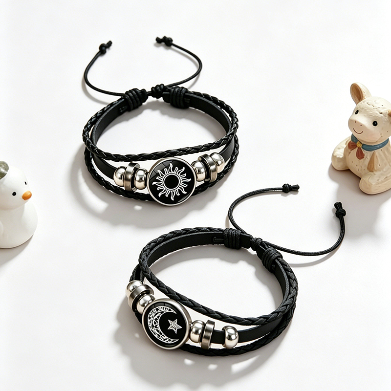 2Pcs Glow in the Dark Sun Moon - đánh giá và giá Snap Fastener Set