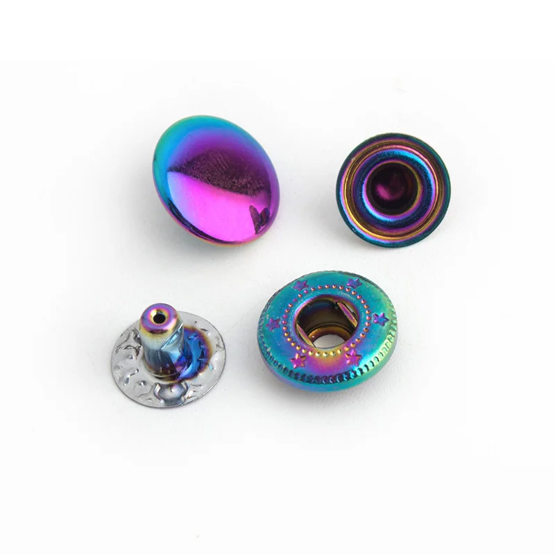 20-100 Bộ Rainbow 12Mm 10 Màu  - đánh giá và giá Snap Fastener Set