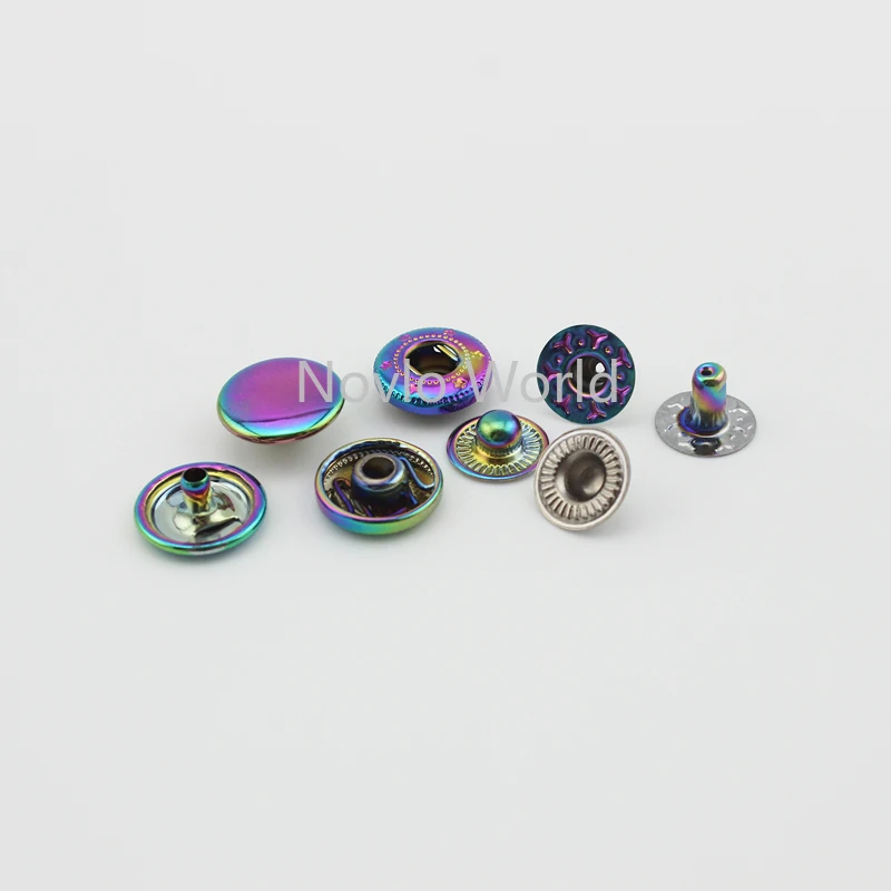 20-100 Bộ Rainbow 12Mm 10 Màu  - đánh giá và giá Snap Fastener Set