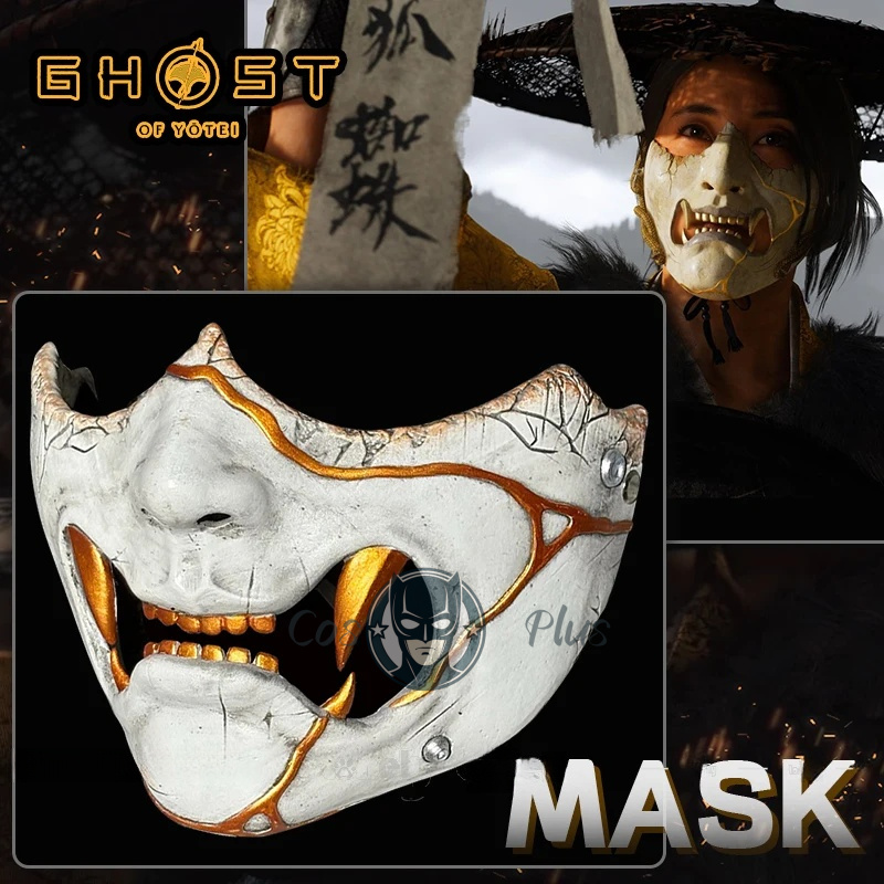 Game Ghost of Yotei Atsu Mask  - đánh giá và giá Cosplay Prop Making