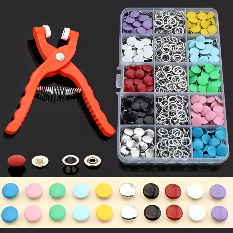 100Pcs Colorful Metal Sewing B - đánh giá và giá Snap Fastener Set