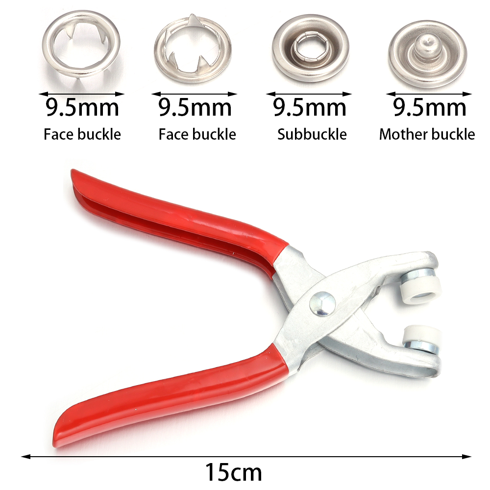 50sets 7.5/9.5/11mm Stainless  - đánh giá và giá Snap Fastener Set