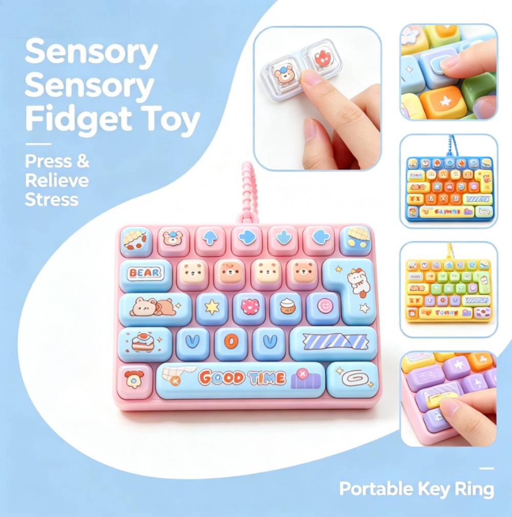 Candy Color Fidget Keycap Clic - đánh giá và giá Cosplay Fire Prop