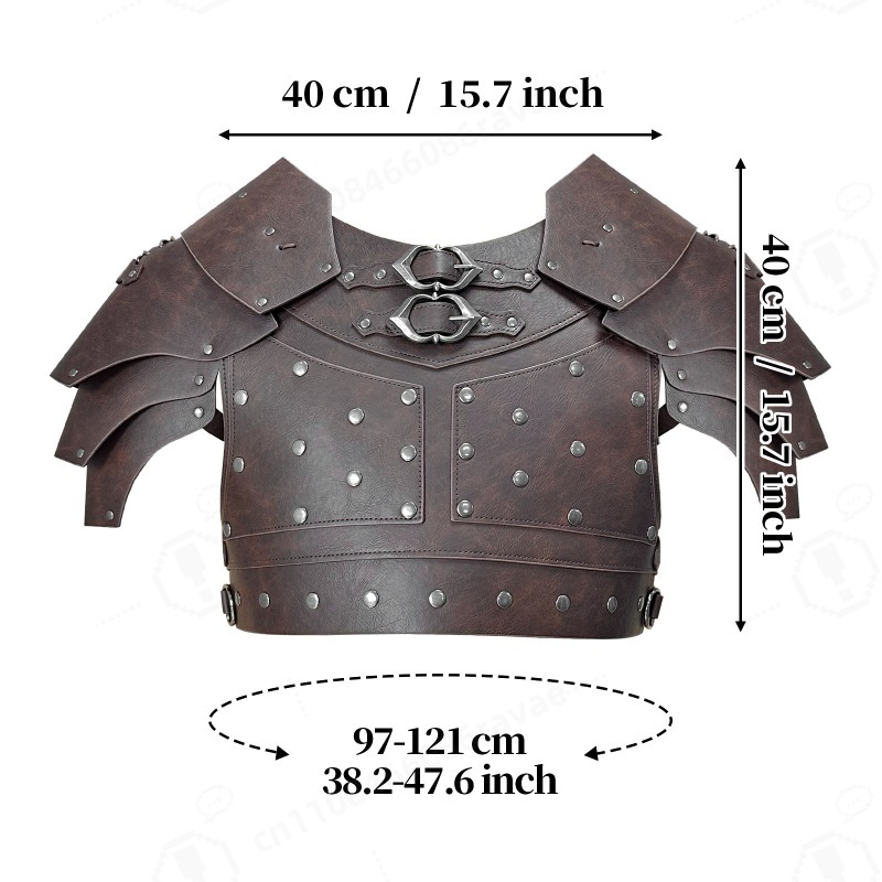 Medieval Studded Shoulder Ches - đánh giá và giá Cosplay Props
