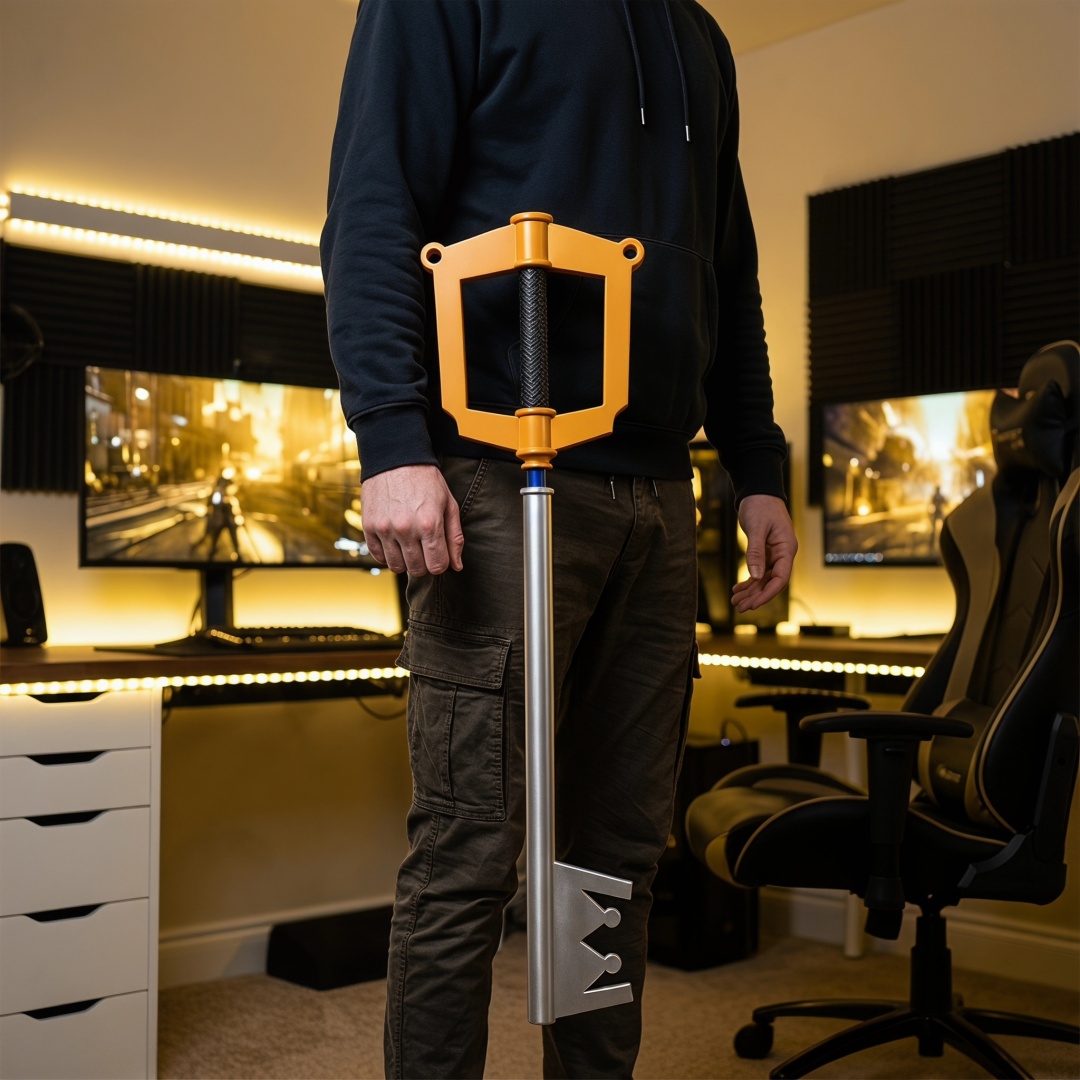 33.8inch Kingdom Hearts Sora K - đánh giá và giá Keyblade Cosplay Prop