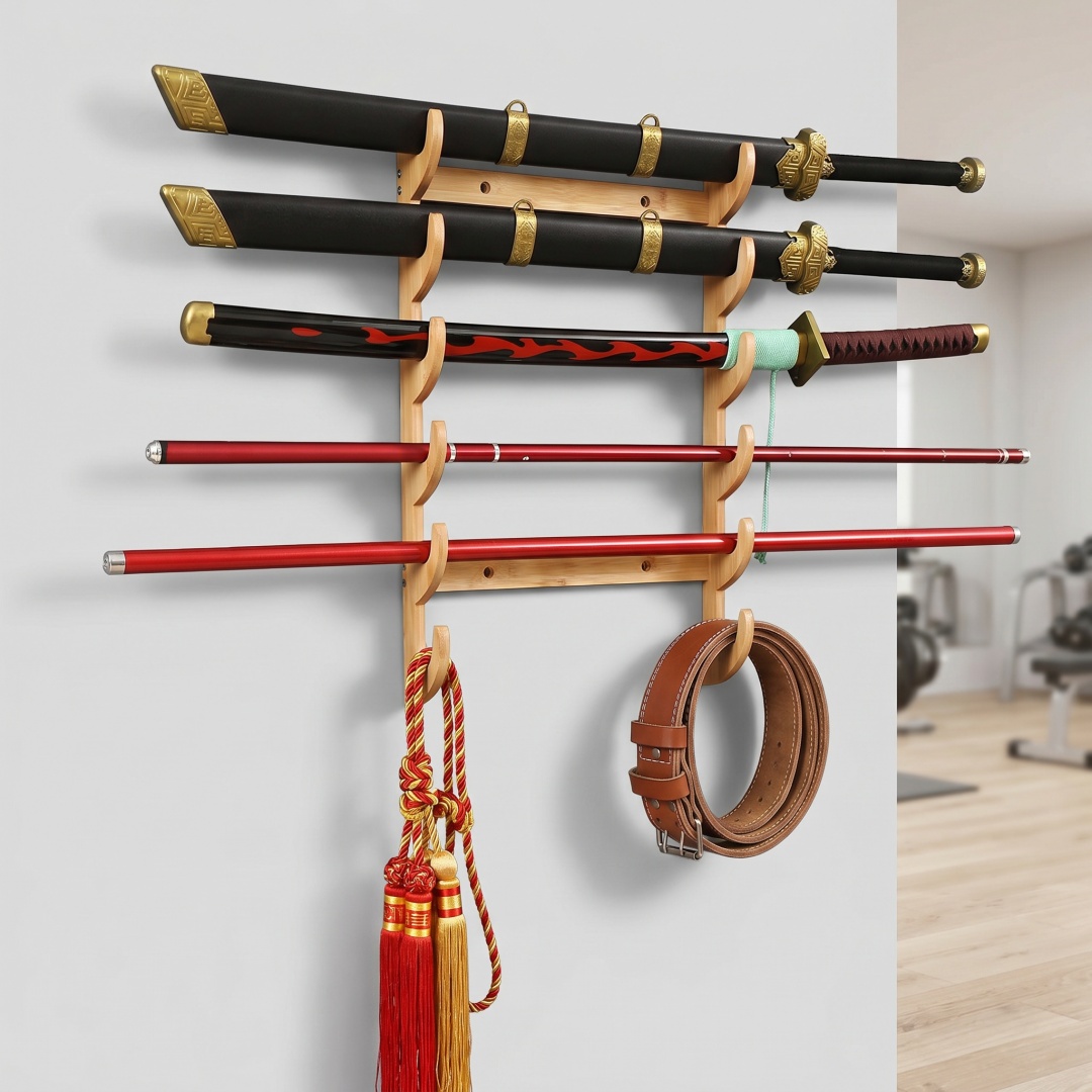 1-8Layer Wood Sword Stand Kata - đánh giá và giá Cosplay Prop Display
