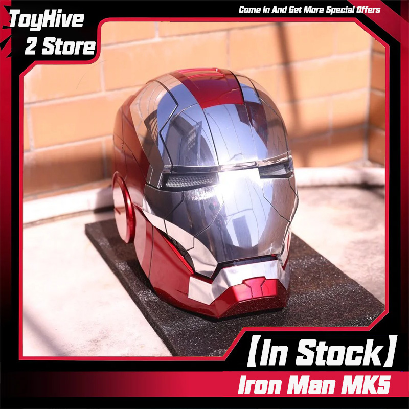 Iron Man MK5 Helmet MK5 1:1 Vo - đánh giá và giá Cosplay Fire Prop