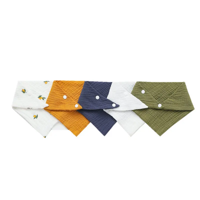 5Pcs/Set Newborn Baby Bibs Fee - đánh giá và giá Snap Fastener Set