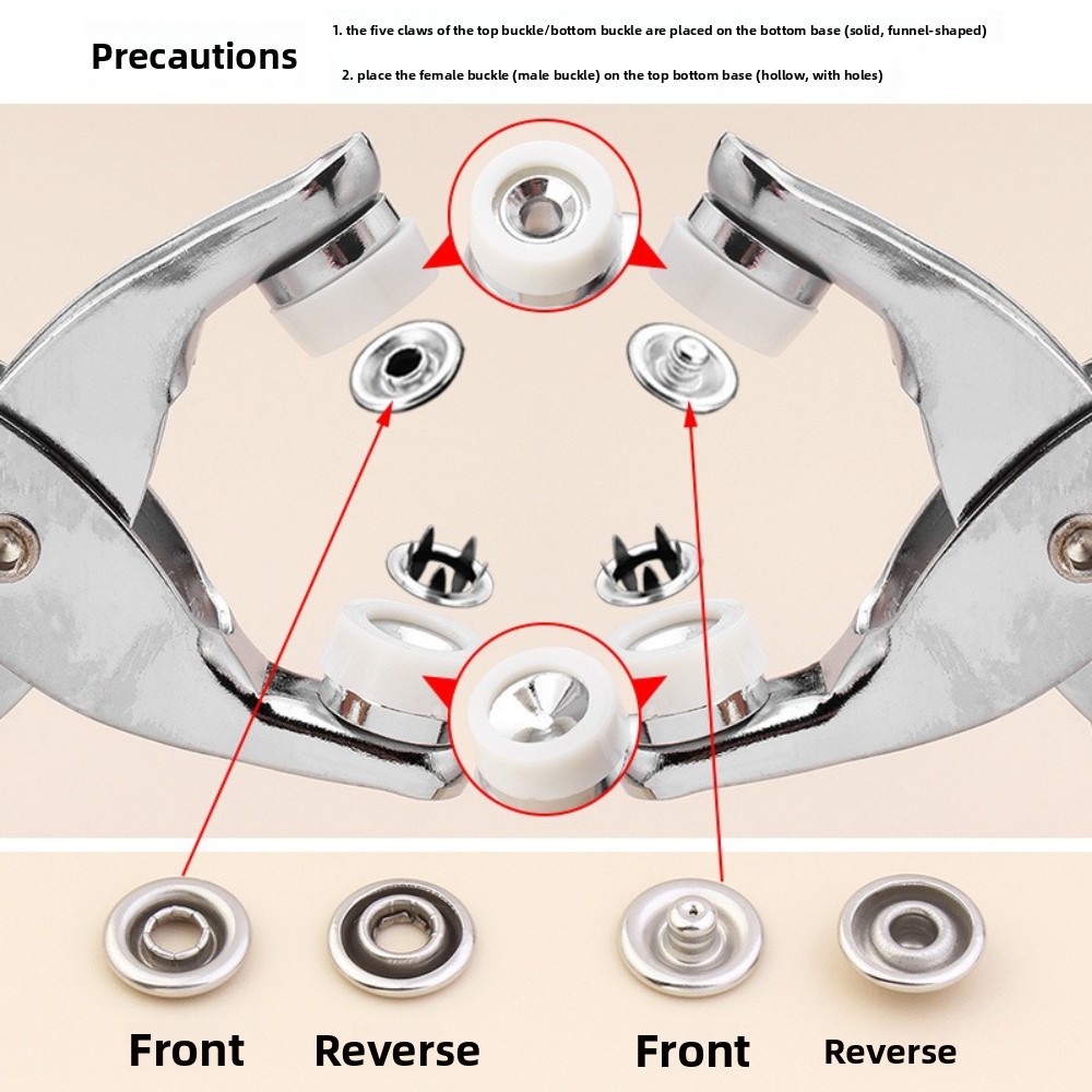 9.5mm Snap Button Pliers Kit w - đánh giá và giá Snap Fastener Set