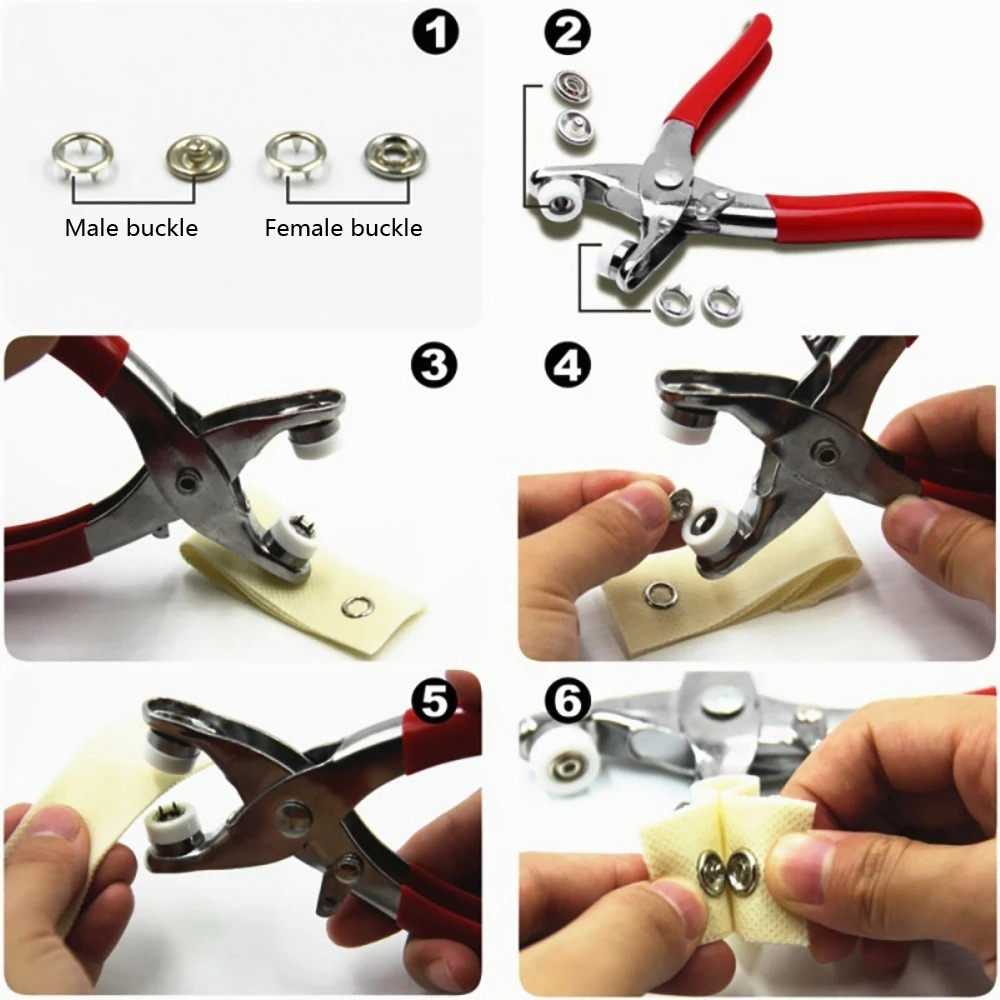 9.5mm Snap Button Pliers Kit w - đánh giá và giá Snap Fastener Set