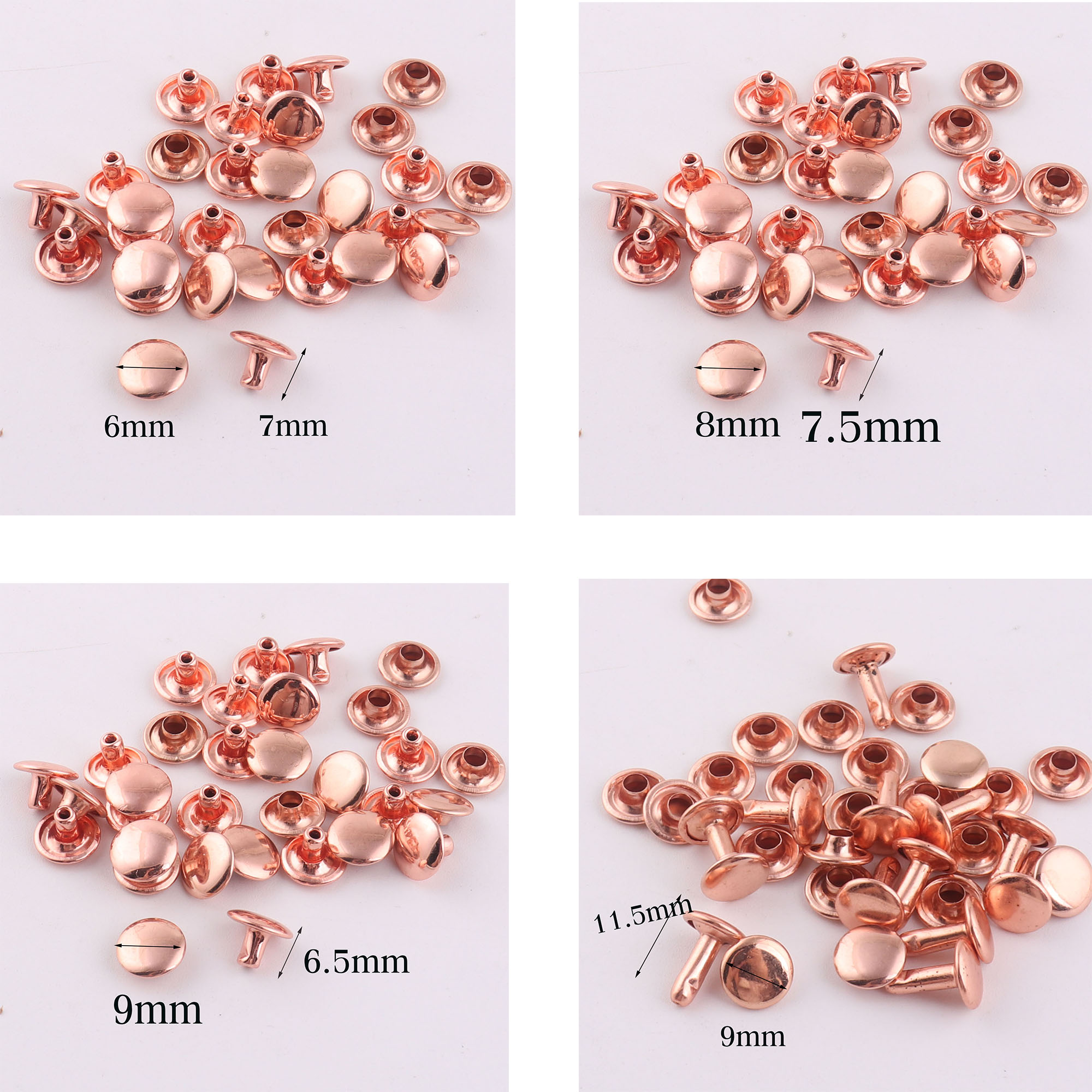 100 Bộ Đôi Mũ Đinh Tán, Hoa Hồ - đánh giá và giá Snap Fastener Set