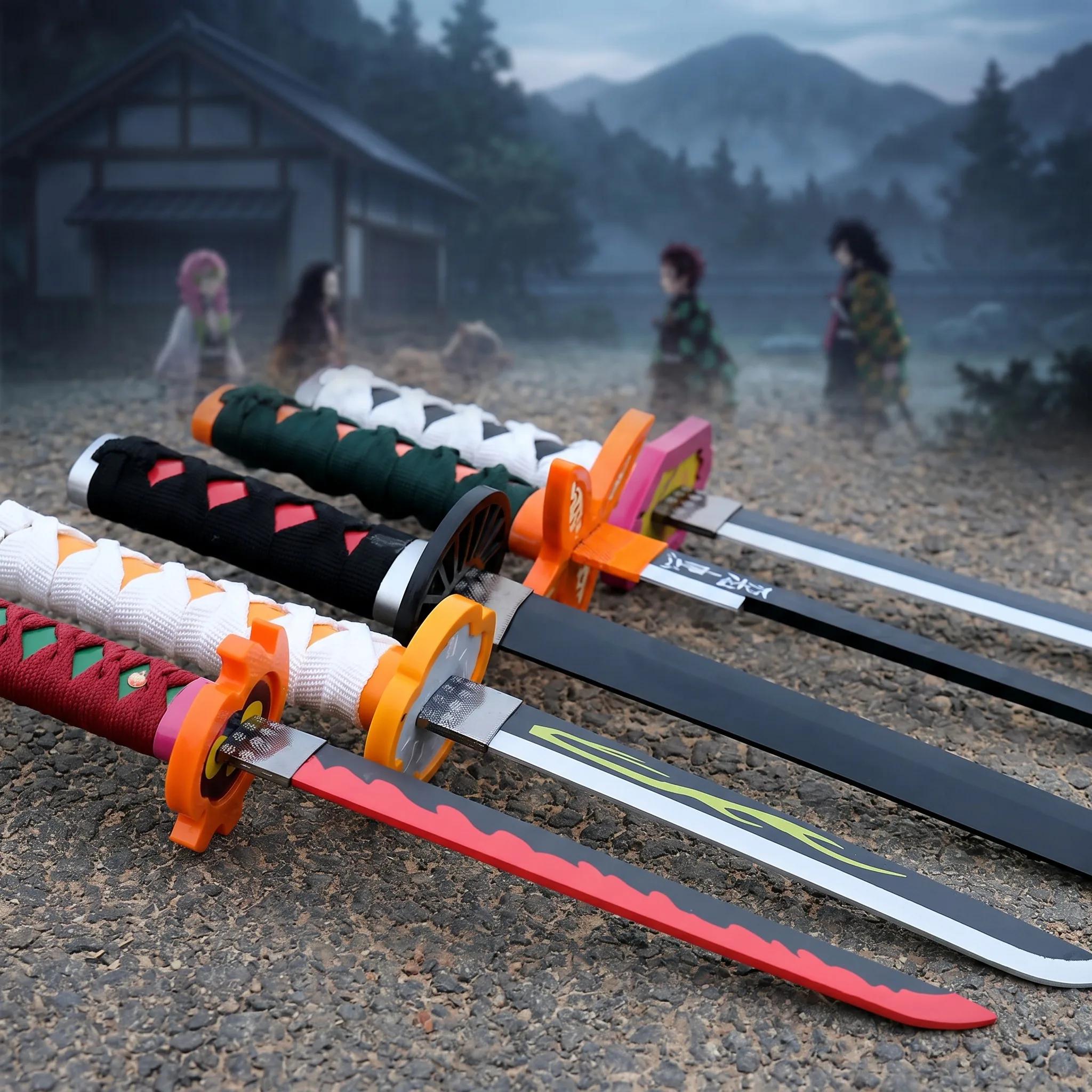 72 104cm Demon Slayer Katana T - đánh giá và giá Cosplay Prop Display