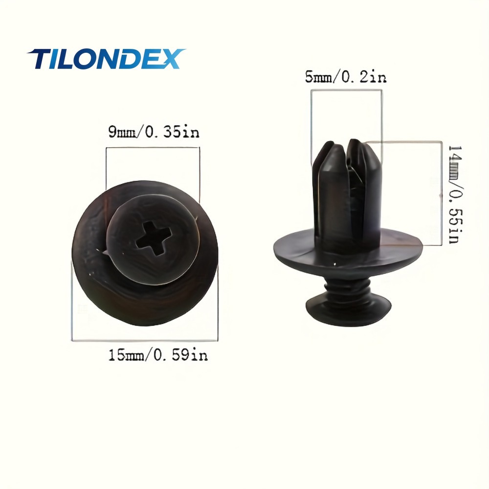 TILONDEX 100pcs Automotive Fas - đánh giá và giá Snap Fastener Set