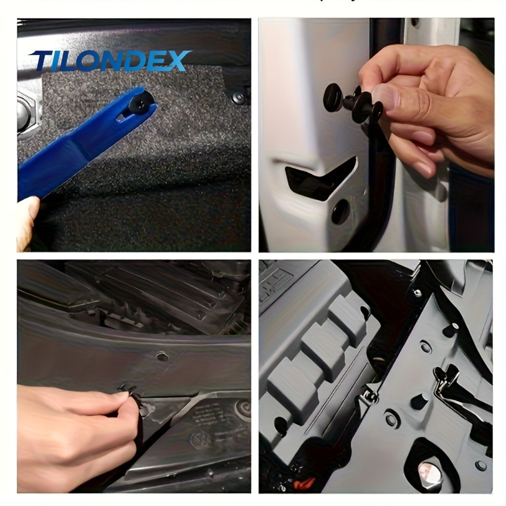 TILONDEX 100pcs Automotive Fas - đánh giá và giá Snap Fastener Set