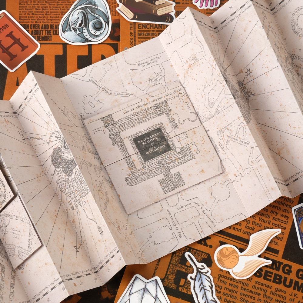 1PC Map Of The Marauder's Scho - đánh giá và giá Anime Cosplay Prop